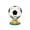 Soccer Bal, variant on Rotating Basketball Glass, Novelty Sports Themed Drinkware for Gatherings