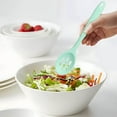 thumbnail image 4 of Silicone Long-Handled Soup Strainer Ladle, Ramen Noodle and Rice Salad Spoon, Multifunctional Kitchen Straining Tool, 4 of 5