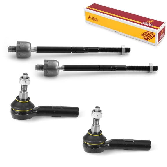 Metrix Premium Chassis Parts - 4 PC Inner & Outer Tie Rod End Kit Fits 07-10 Ford Explorer Sport Trac, 06-10 Explorer, 06-10 Mercury Mountaineer, Replacement EV800278, ES80786
