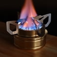 thumbnail image 2 of Masteelf 1 Set Stainless Steel Stove Stand for Camping Silver Outdoor Use 24.8x15.7x0.3 Inches, 2 of 8