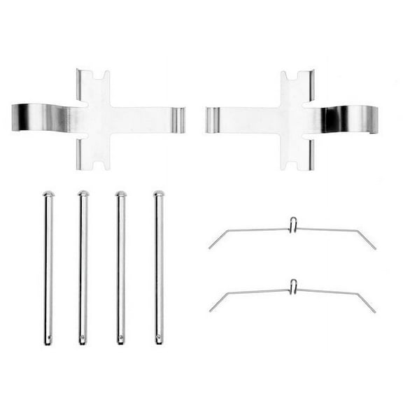 Front Brake Hardware Kit - Compatible with 1995 - 2004 Toyota Tacoma 4WD 1996 1997 1998 1999 2000 2001 2002 2003