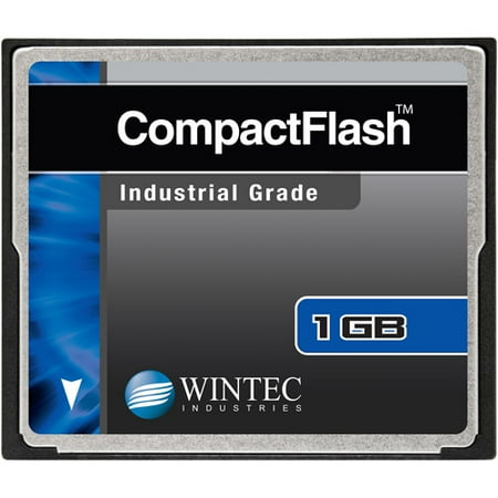 Digital Camera 1gb Card - Wintec Industrial Grade SLC NAND 1GB CompactFlash Card, Black
