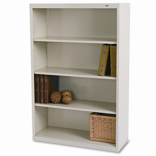 Tennsco 4-Shelf Metal Bookcase