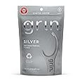 thumbnail image 2 of GRIN Silver Flosspyx 75 Count, Dental Flossers, Minty Flavor, Recycled Plastic, for Tight Teeth, Premium Longer Floss Head, Cleans Between Teeth, Includes Safe Soft Fold-Back Tooth Pick, 2 of 2