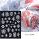 thumbnail image 1 of 5D Red Christmas Nail Stickers Glitter Embossed Snowflake Gloves Feather Bulb Bells Winter Xmas DIY Engraved Manicure Decoration, 1 of 4