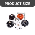 thumbnail image 2 of Halloween Decorations Indoor - 6PCS Halloween Pumpkins Decor, Purple Black Green Dot Stripe Fake Foam Pumpkins Perfect for Halloween Thanksgiving Fall Decor, 2 of 8