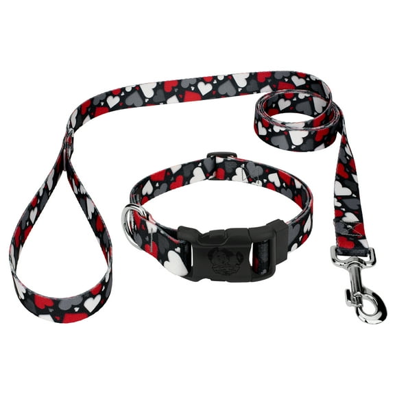 Country Brook Petz® Deluxe Be Mine Dog Collar and Leash, Large