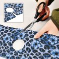 thumbnail image 6 of Yayeee Faucet Mat for Kitchen Sink 14.7" Diatomite Long Splash Guard Pad, Blue Floral Leopard Pattern, 6 of 7