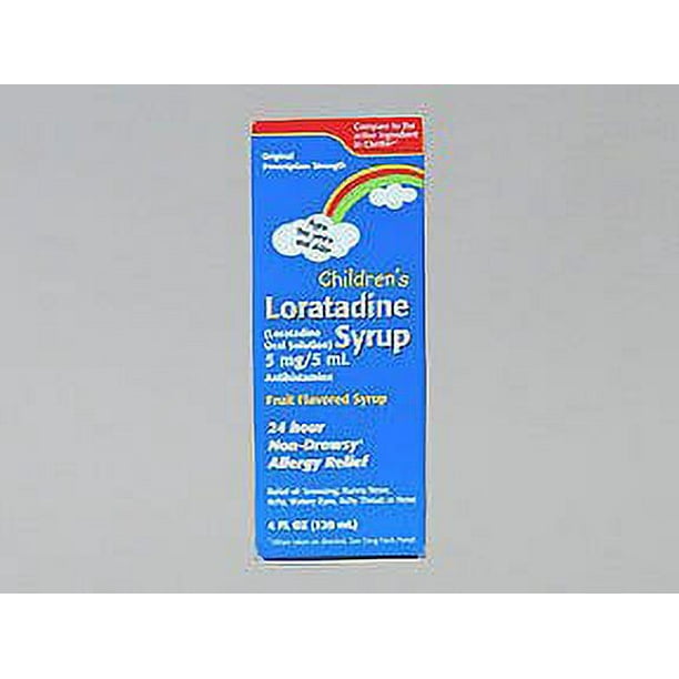 Children's Loratadine Syrup Fruit Flavored Syrup, 24 Hour NonDrowsy