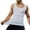 White, variant on T Shirts for Man Compression Shirt Sleeveless Vest Tummy Tank Top Body Shaper Abs Abdo Shaperwear Seamless Tshirts