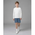 thumbnail image 3 of Real Essentials 4 Pack: Boys' Cotton French Terry Shorts with Pockets for Kids Teens Youth - Sleep Casual Lounge (4-18), 3 of 5