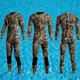 thumbnail image 5 of Traje de neopreno de 3 mm para hombre, de cuerpo entero, para surf, buceo, camuflaje, talla S S, 5 of 9
