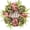 Multicolor, variant on Spring Summer Wreath for Front Door 18 Inch - Artificial Hydrangea Year-Round Wreath with Welcome Sign, All Season Outdoor Indoor Decor for Home Wall Window