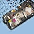 thumbnail image 5 of 3D Snowshoe Cat Car Auto Sunshades Windshield Heat Protection, Pet Cat Sun Shades Univeral Fit Cars Suv Truck, 5 of 6