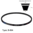 thumbnail image 2 of Uxcell B864 V Belts Drive Belt 864mm Inner Girth Rubber for Power Transmission, 2 of 6