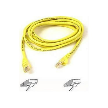 Belkin Cat5e Patch Cable - RJ-45 Male - RJ-45 Male - 15ft - Yellow