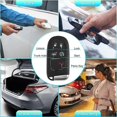 thumbnail image 3 of Car Key Fob Keyless Entry Remote GQ4-54T 433MHz ID4A Chip for Jeep Cherokee 2014-2020 5 Buttons 68141580AA 68141580AB, 3 of 5