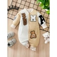 thumbnail image 4 of ATAIKU 1Piece Baby Boys Long Sleeve Outfit Infant Cotton Romper Cute Beer Jumpsuit Newborn Baby Boy One Piece Coverall Spring 0-3M, 4 of 8
