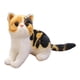 thumbnail image 3 of 2 lindos gatitos de peluche, muñecos de peluche decorativos, diseño hecho a mano para sofá. Amarillo con Negro y Gris con Negro, 3 of 9