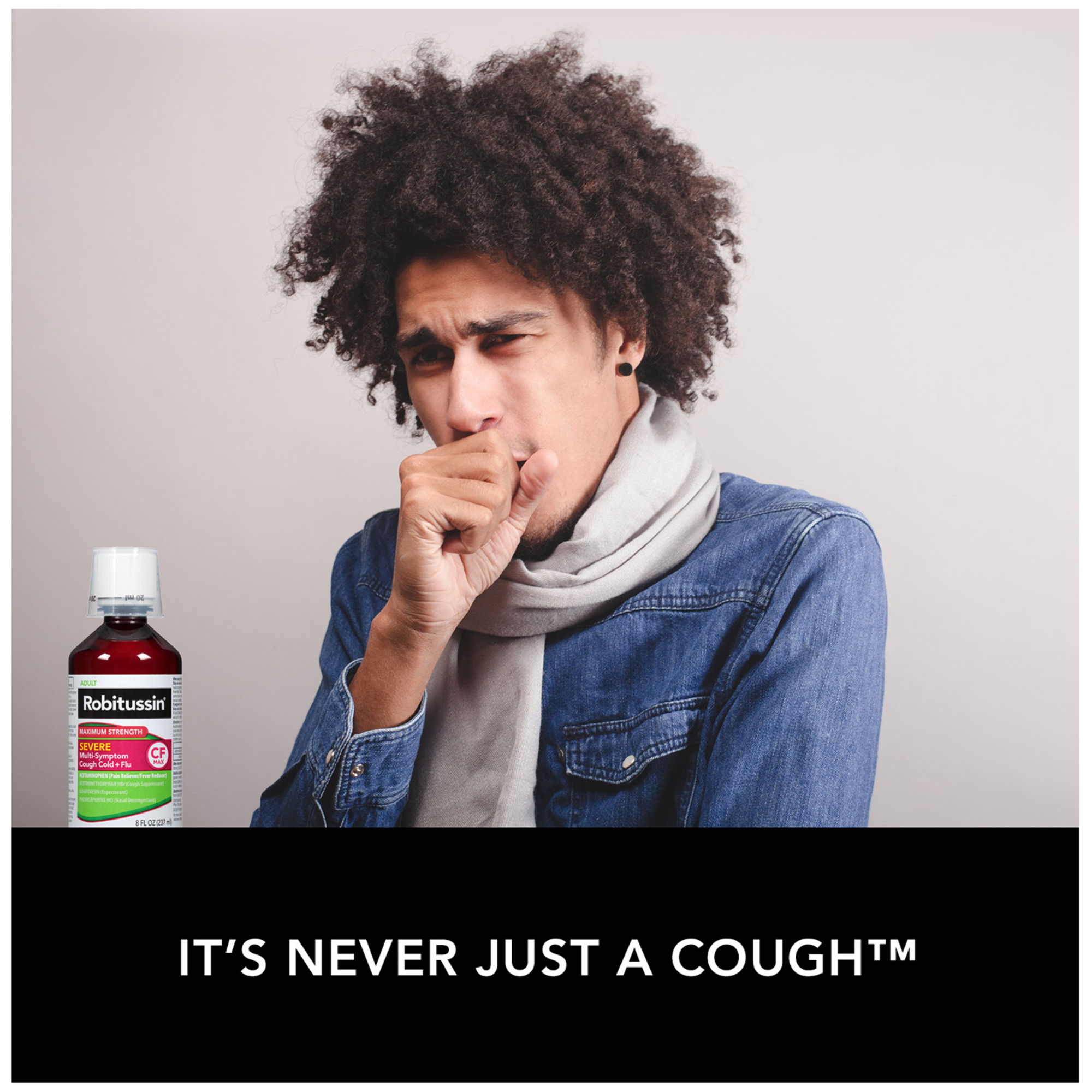 Robitussin CF Max Syrup, Severe Multi-Symptom Relief from Cough, Cold, and Flu - Adult Formula, 4 fl oz. - image 4 of 10
