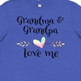 thumbnail image 4 of Inktastic Grandma and Grandpa Love Me- Heart Grandchild Youth T-Shirt, 4 of 5