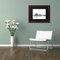 thumbnail image 3 of Trademark Fine Art "Des Moines Iowa Skyline" Canvas Art by Marlene Watson Black Mat, Wood Frame, 3 of 4