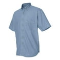 thumbnail image 3 of Sierra Pacific Short Sleeve Denim Tall Sizes 6211 Light Denim LT, 3 of 3
