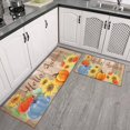 thumbnail image 3 of 2 Pieces Of Kitchen Rugs and Mats Non Skid Washable Happy Halloween (31) Kitchen Mat,Floor Cushion Waterproof Rug,Rubber Backed Area Rugs for Laundry 47*17+30*17, 3 of 7