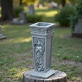 thumbnail image 4 of Mecorevxz Cemetery Commemorative Gift - Garden Angel Statue with Vases,Angel Garden Statues Outdoor Decor, Tomb Cemetery Decoration, 4 of 9