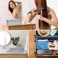 thumbnail image 5 of Portable Hair Tool Storage Organizer Bag, Double-Layer Travel Bag for One-Step Hair Dryer, Volumizer Hot Air Brush & Attachments, Bag Only, Grey, 5 of 13