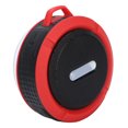 thumbnail image 3 of Altavoz Bluetooth C6 con mosquetón de ventosa Mini subwoofer impermeable para deportes al aire libreRojo, 3 of 5