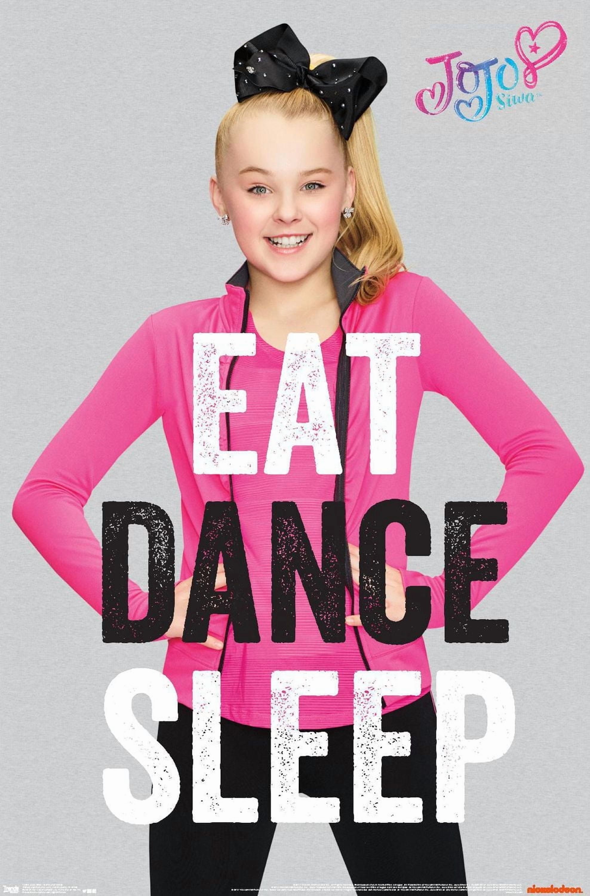 Nickelodeon JoJo Siwa - Eat Dance Sleep Wall Poster, 22.375" x 34"