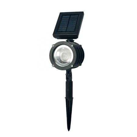 Solar Spotlights, 2-in-1 Adjustable 4 LED Wall/Landscape Solar Lights ...