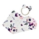 thumbnail image 2 of Manta de Baby Floral Toalla de baño con diadema Púrpura Sunnimix Envoltura de pañales para bebés, 2 of 8
