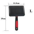 thumbnail image 2 of LL Goods Large Self-Cleaning Slicker Brush for Dogs  – Removes Mats, Tangles, and Shedding, Perfect for Indoor and Outdoor Use, 2 of 15