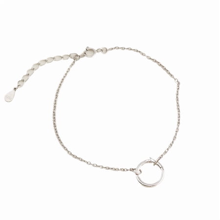 925 Silver Bracelet Sterling Silver Open Pendant Bracelet