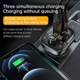 thumbnail image 4 of compatible T02 PD 24W Bluetooth Car Charger MP3 Player Multifunction Car Charger Adapter with 2USB,Type-C Ports_Perfect Gift, 4 of 5