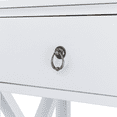 thumbnail image 7 of Tcbosik 2 Pack Night Stands, Small Bedside Table with Open Shelf and Storage Drawer, Modern End Table for Living Room, Bedroom, White, 7 of 7