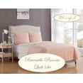 thumbnail image 3 of MHF Home Bruce Blush/ Cream Reversible Quilt Set Full/Queen, 3 of 7