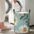 thumbnail image 5 of Original Design Daisies Flowers Pattern Laundry Hamper Medium Storage Basket/Toy Organizer/Dirty Clothes Bucket, 5 of 5
