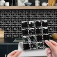 thumbnail image 3 of Yafex 4'' Stone Mosaic Tiles Backsplash Peel and Stick Self Adhesive Kitchen Tiles, 10 Piece, 3 of 7