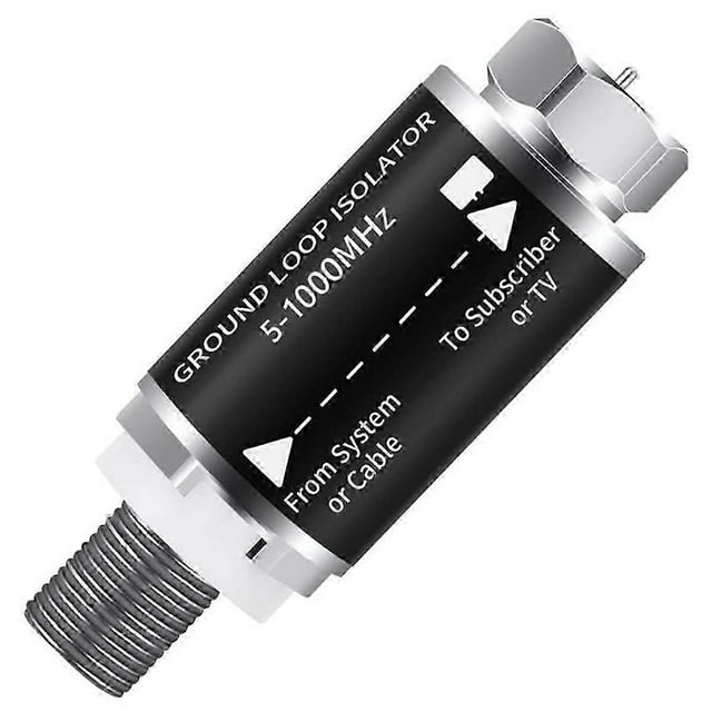 Ground Loop Isolator - Cable TV Audio Isolation Transformer, TV/Noise Eliminator