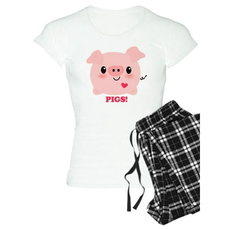 

CafePress - Kawaii I Love Pigs - Women s Light Pajamas