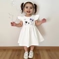 thumbnail image 4 of 3-Pack Girls Dresses Print Toddler Girls Casual Clothes Trendy A-Line Dress, 4 of 8