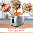 thumbnail image 6 of Brentwood Select 2-Slice 850-Watt Extra-Wide Slot Stainless Steel Toaster, 6 of 8