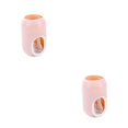 thumbnail image 3 of Yuarrent Exprimidor automático de de dientes, dispensador de manos libres montado en la pared, estante de de para baño, baño, rosa Rosado 2piezas Yuarrent CBP137785, 3 of 6