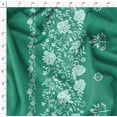 thumbnail image 4 of Soimoi Green Fabric - By the Yard - 54 Inch Wide - Floral & Leaves Panel Material - Nature's Tapestry with Florals and Leaves in a Decorative Panel Printed Fabric, 4 of 6