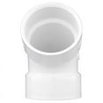 thumbnail image 2 of Charlotte Pipe Schedule 40 3 in. Hub x 3 in. Dia. Hub PVC Elbow, 2 of 5