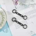 thumbnail image 4 of 1Box 2Pcs 2.91 Inches Purse Strap Extender Women Bag Chain Extender Bag Replacement Chain Gunmetal Alloy Material with Clasps for Handbags Shoulder Bag Purses, 4 of 9