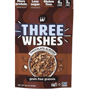 Three Wishes Chocolate Almond Grain Free Granola 4-Pack 8 oz